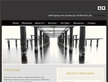 Tablet Screenshot of milestonefuneralcenter.com